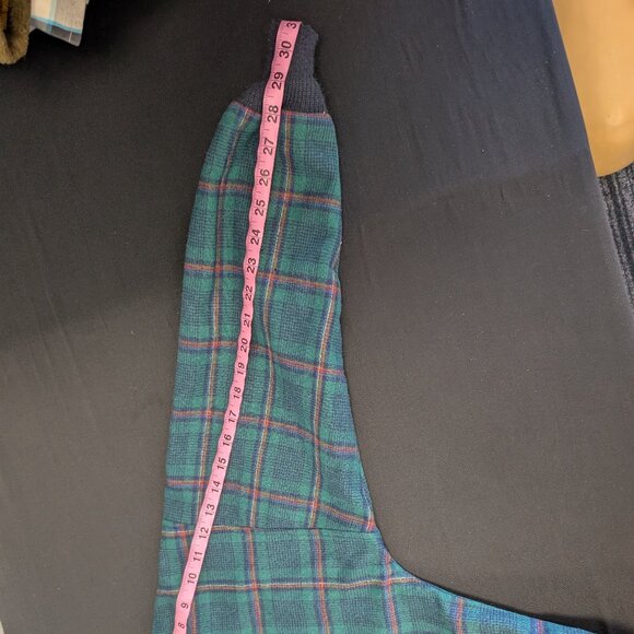 Vintage Pendleton Cardigan Sweater Plaid Virgin Wool Large - Picture 8 of 9